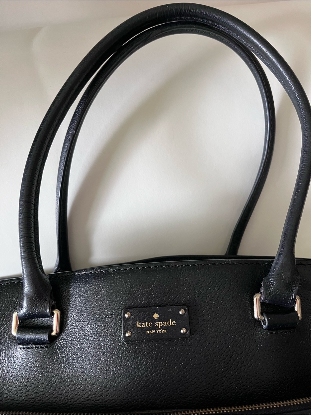 Kate Spade Grove Street black tote bag. - Picture 8 of 12
